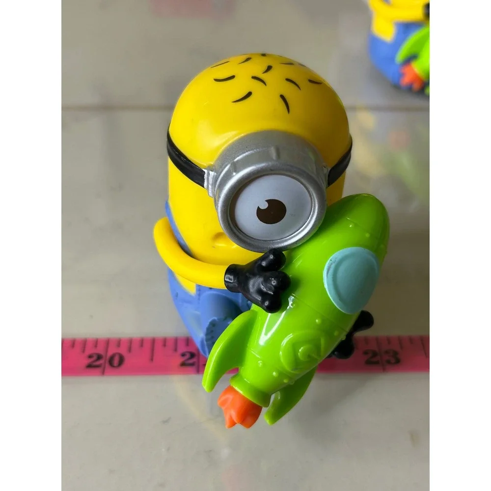 Set of 3 McDonalds Minion Toy Rocket 2017 Universal‎ Studios